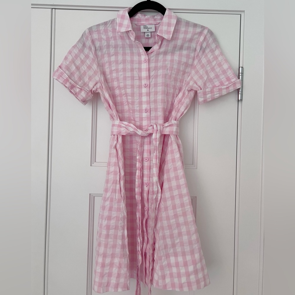 Lisa Marie Fernandez for Target Pink Gingham Dress